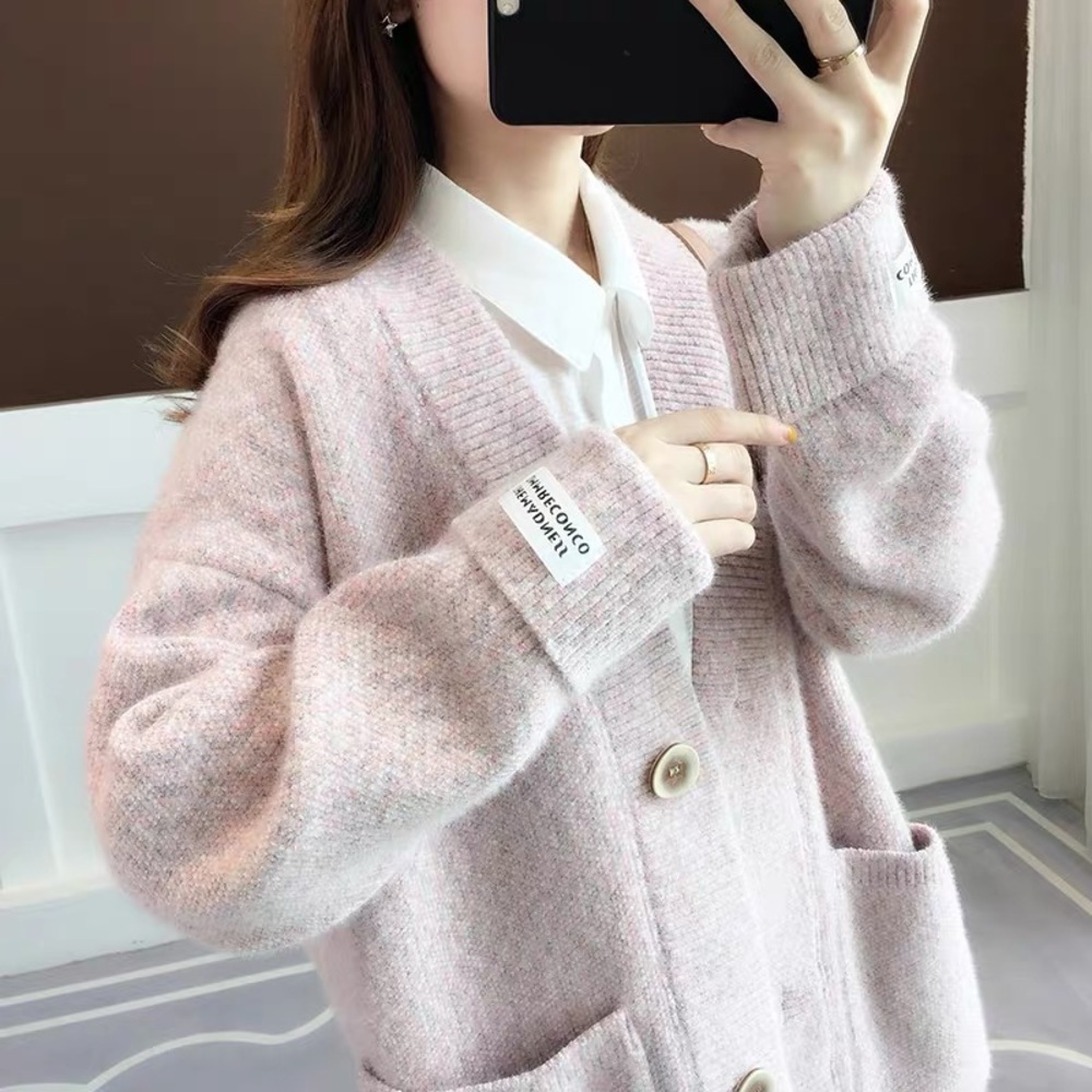 Oversize Pink Winter sweater